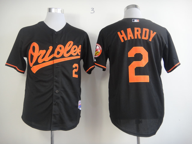 Men Baltimore Orioles #2 Hardy Black MLB Jerseys->baltimore orioles->MLB Jersey